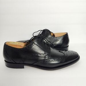 Florsheim Montinaro Sz 11 3E Wide Black Leather Oxford Lace Up Shoes 11737-001
